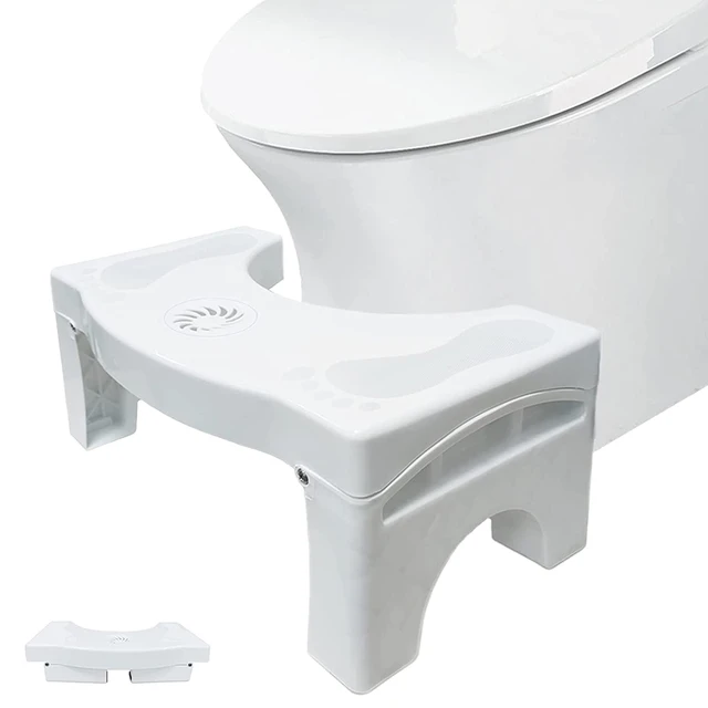 Squat vasino bagno pieghevole sgabello wc bambini donne incinte toilette  poggiapiedi maniglia portatile e tappetino antiscivolo - AliExpress