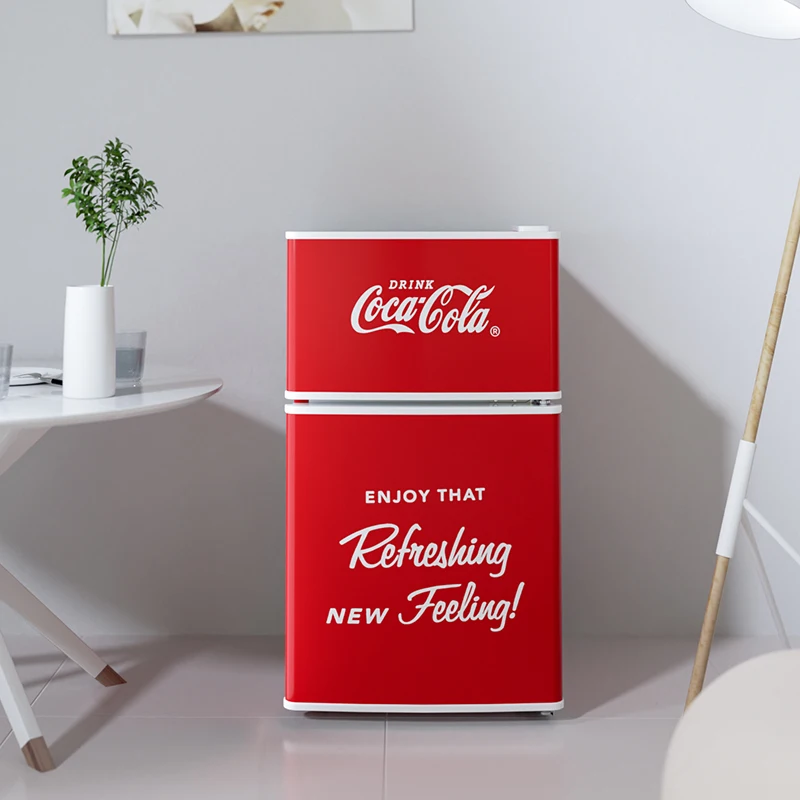 Household small refrigeration freezing energy-saving bass single dormitory rental room mini refrigerator 220V 5