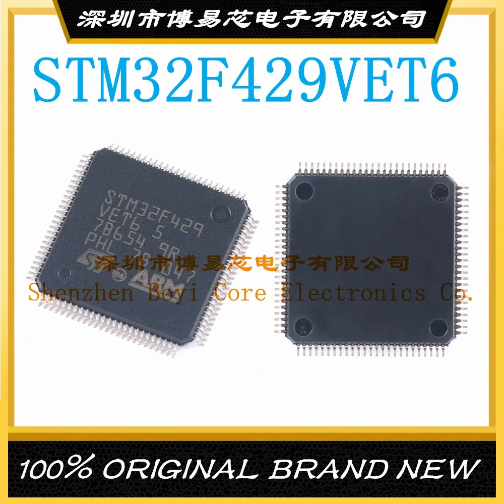 STM32F429VET6 LQFP-100 original ARM Cortex-M4 32-bit microcontroller-MCU stm32f427zgt6 lqfp 144 arm cortex m4 original 32 bit microcontroller mcu