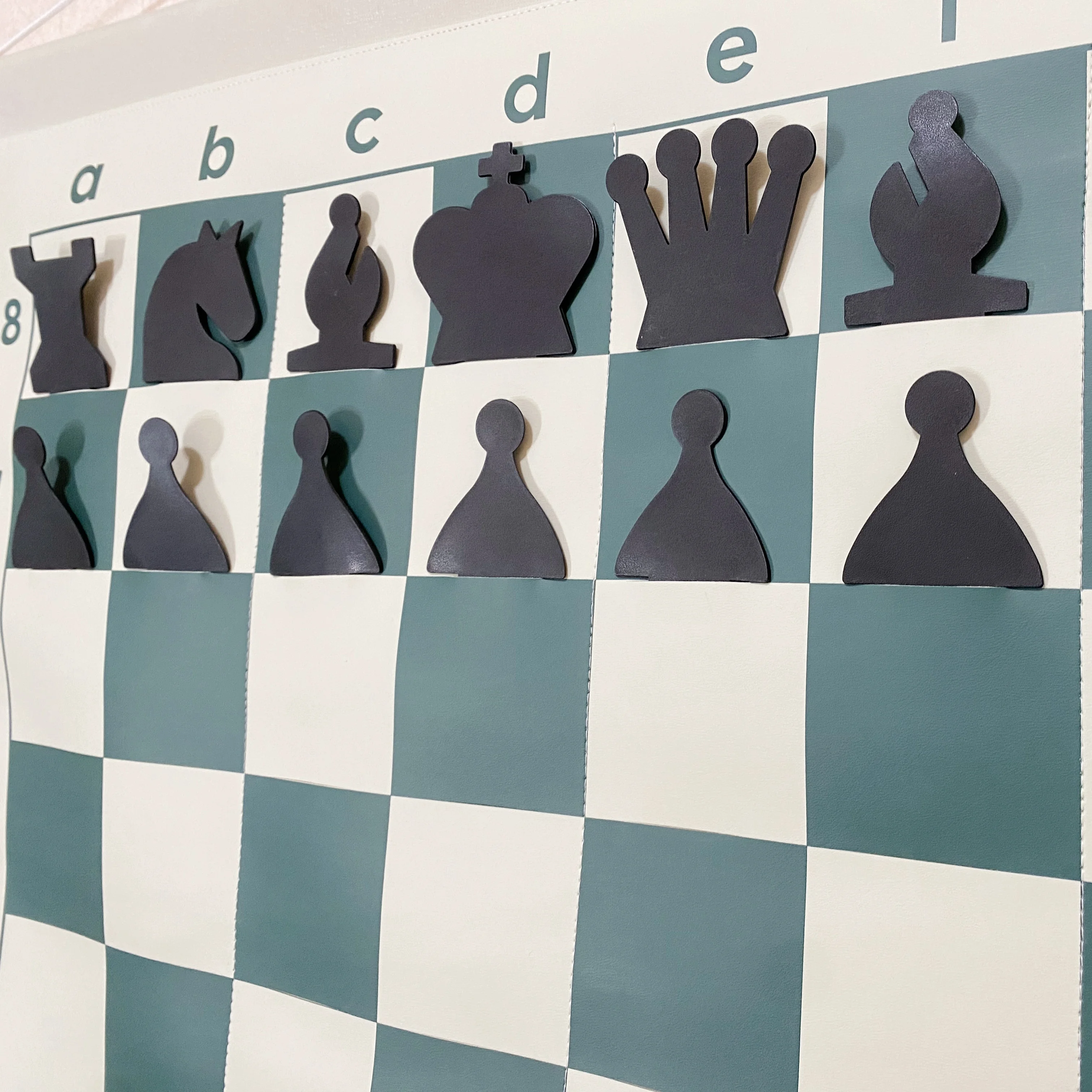 Wall Hanging Chess Demo Board 66cm-Chess Training Visual Aid, Coaching Tool, Teaching Board, School Display