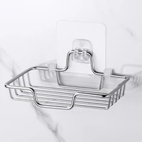 Stainless Steel Bathroom Corner Shower Shelf Wrought Iron Shampoo Storage Rack Holder With Suction Cup Bathroom Accessories 1