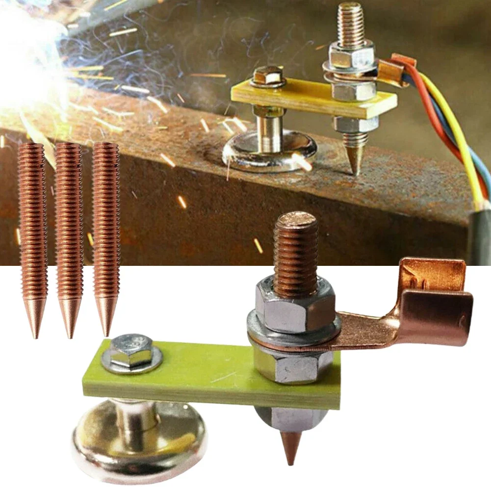 4pcs Welding Magnet Head Adjustable Support Ground Clamp Holder For Electric Tools Weld Holders