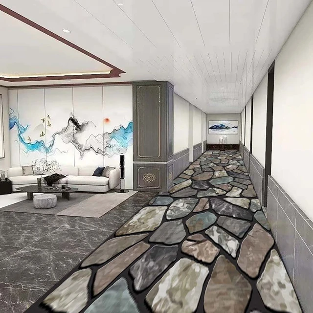Alfombra De área Grande Antideslizante - Para Sala, Pasillo, Cocina - Estilo Moderno Turco - Varios Tamaños