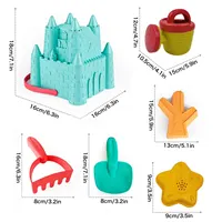 Beach Castle Dredging Sand Digging Snow Seaside Drive Sea Toys 2