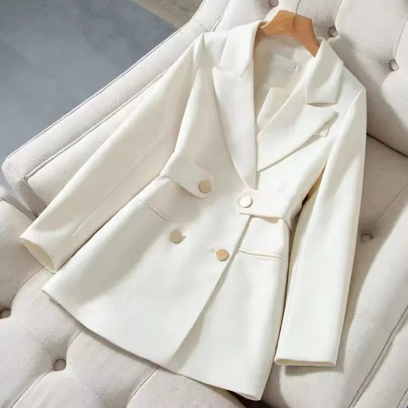 Fashionable and Westernized Slim Suit Coat for Women 2023 New Spring and Autumn Season Large Size Women's Fat Sister Covering Me