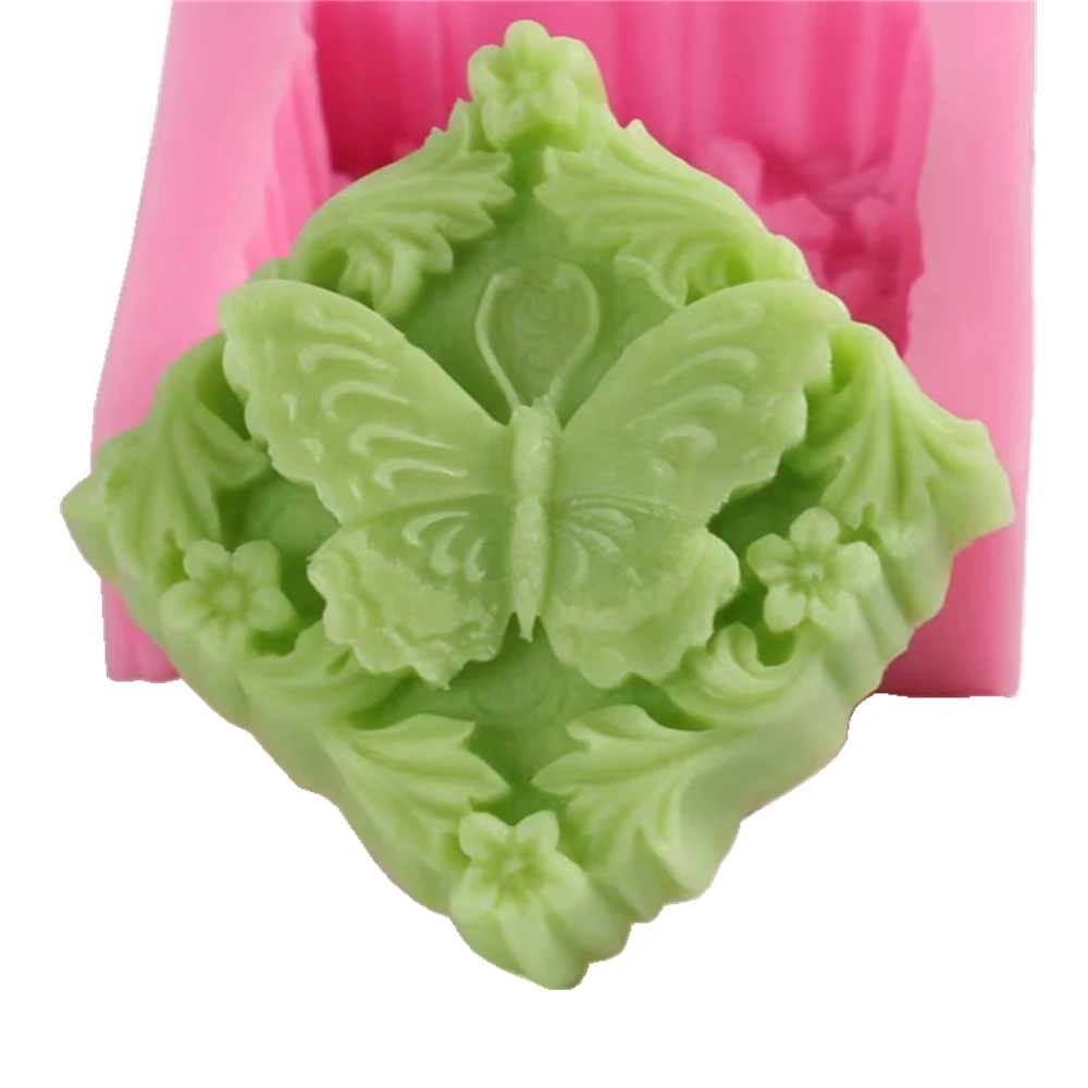 Butterfly Design Bar Soap Molds Silicone Molds for Handmade Soap DIY