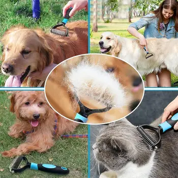 Professional Dog Brush Pet Hair Remover Dog Grooming Comb Removes Hairs Cats Dogs Animal Hair Brush Dog Accessories Pet Items 5