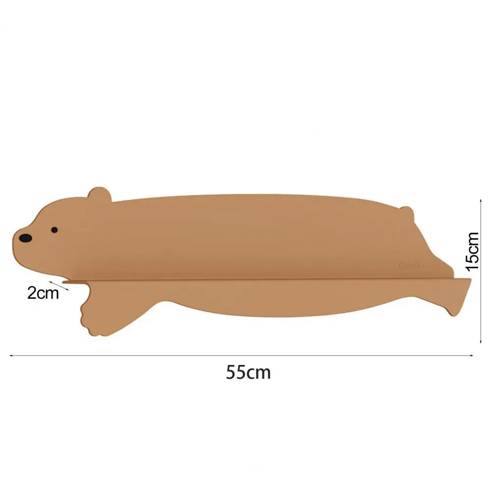 Sturdy Sink Guard Silicone Basin Board Cartoon Decor Anti-splash Great Suction Bottom Sink Splash Guard kitchen splash guard