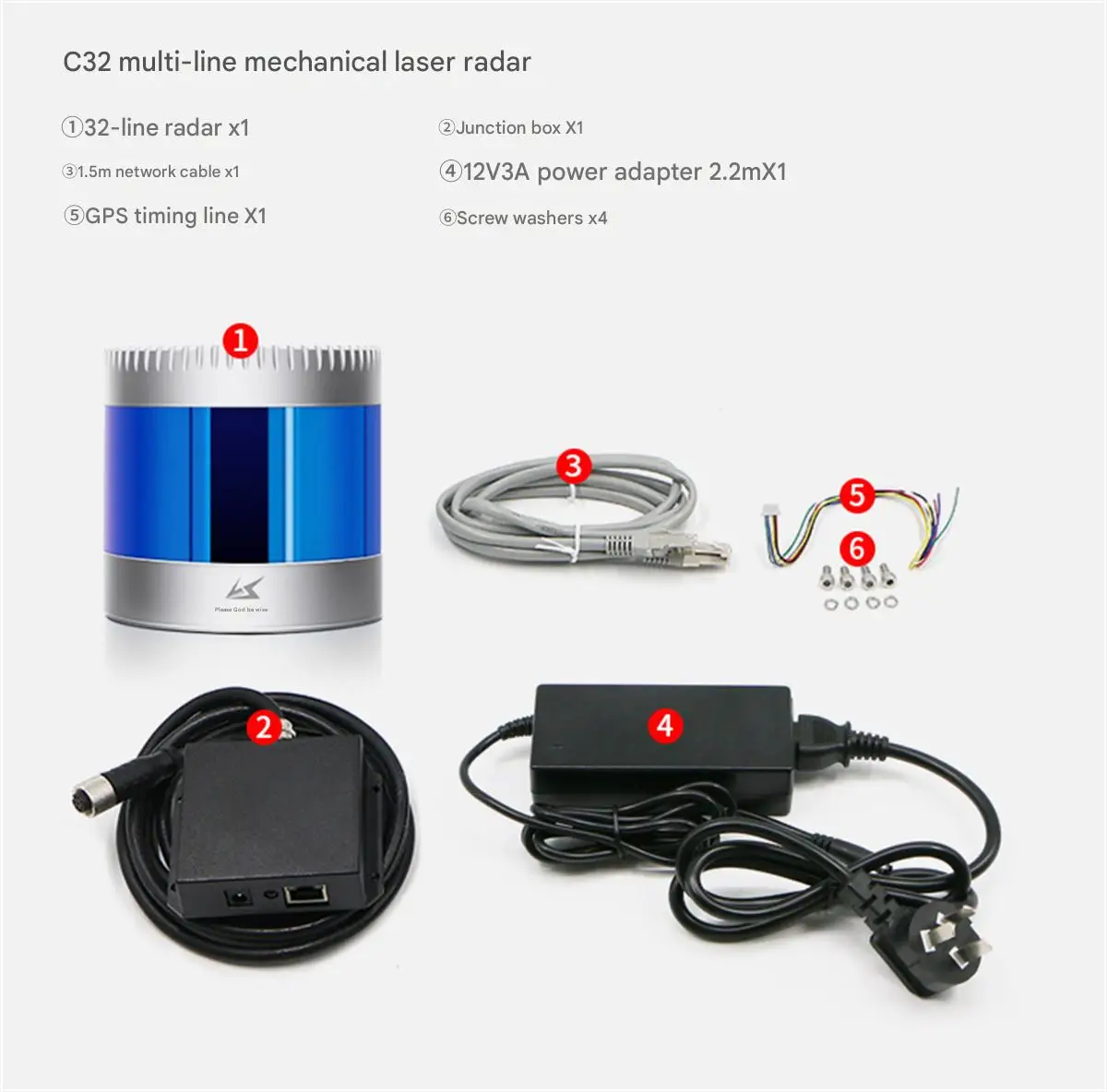 LSLiDAR C16 C32 Multi-line Mechanical LiDAR