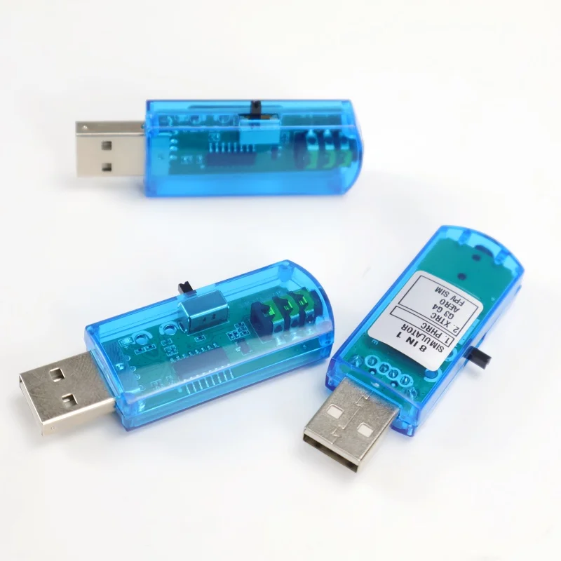 Simulateur de Vol USB 8-en-1 avec Câble Adaptateur pour RC