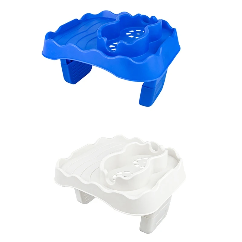 

Pool Cup Holder,Detachable Drink Cup Holder And Refreshments Tray Compatible With Intex Most Inflatable Pools