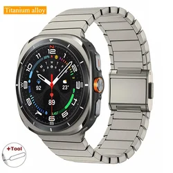 Men's Titanium Luxury Business Bracelet - Magnetic Watch Strap - Galaxy Ultra 47mm (Titanium color)