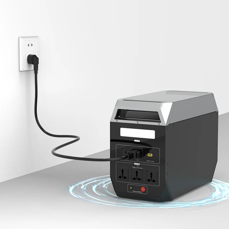 

Europe in Stock HELIS Patented Portable Power Station 2000W 2kWh Max 10 Parallels Extensible 20kWh