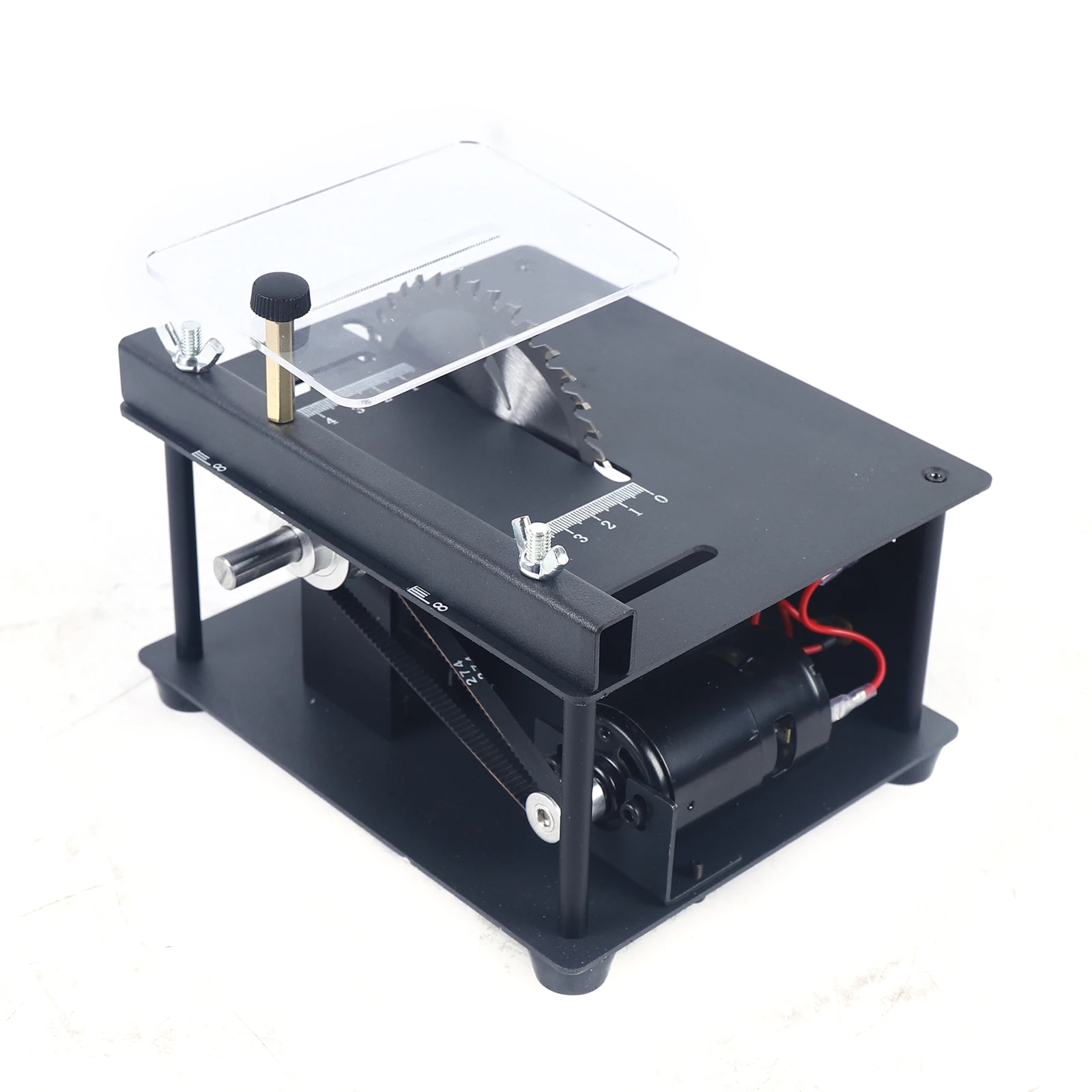 Mini DIY Multifunctional Table Saw+Blade Woodworking Bench Cutting Machine Set 4