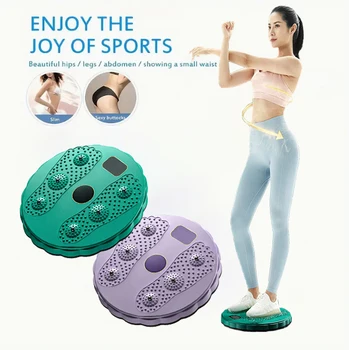 Waist Twisting Disc Balance Board Massage Plate Exercise Wobble Fitness Equipment for Home Body Aerobic Rotating Sports Magnetic 2