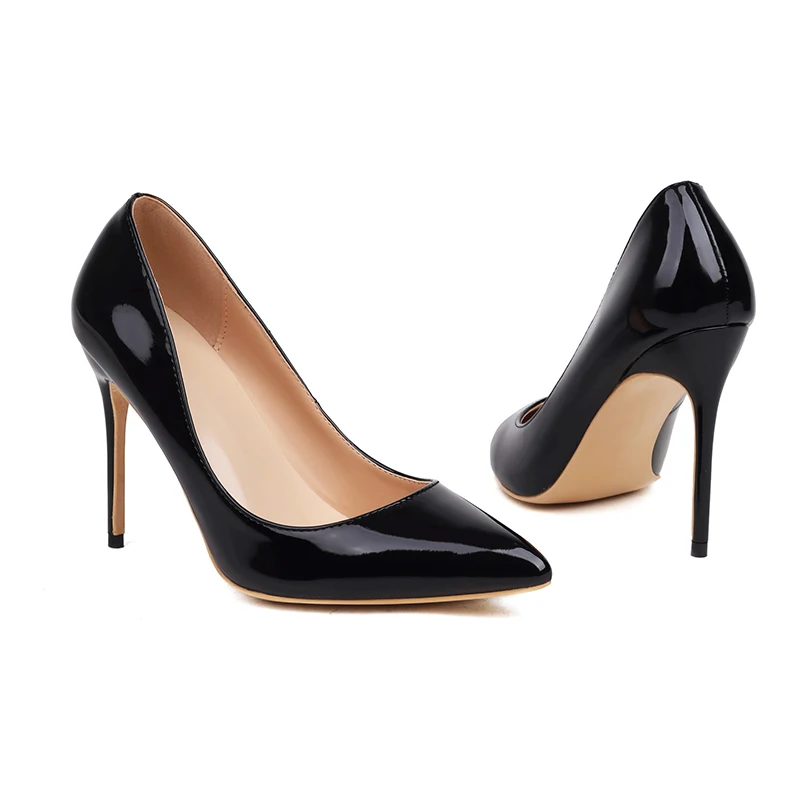 Women's 'Pumps Summer Pointed Black Commuter Office Lady High Heels Casual Solid Fashion Dress Sexy Wedding Salto Alto Feminino