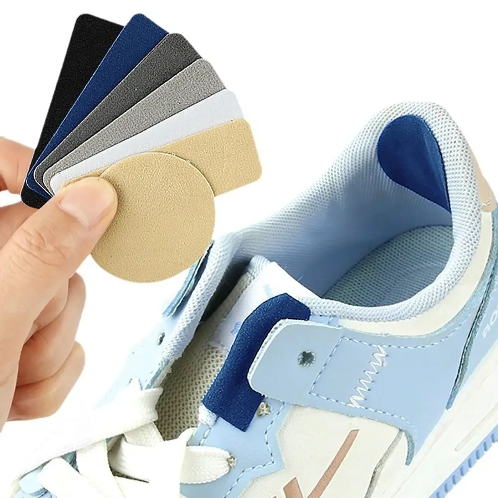 Replacement Self-Adhesive Shoe Repair Patch Universal Durable Heel Hole Pads Microfiber Leather Sneaker Repair Pads 6pcs