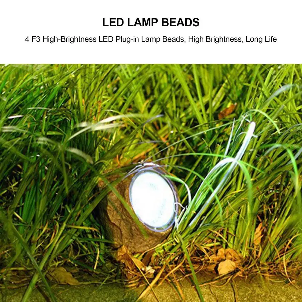 LED Solar Stone Light Installation