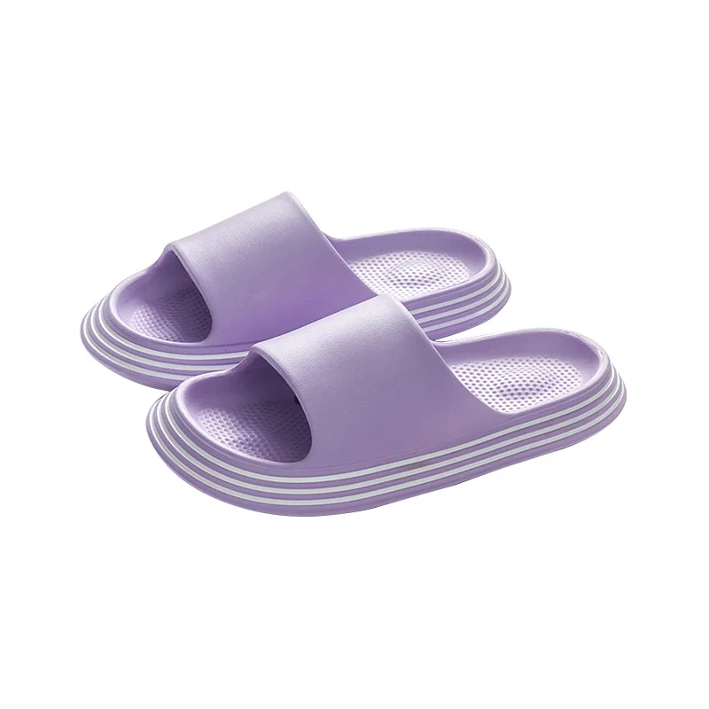 

2022 New Couple Slippers Women Summer Thick Bottom Home Slippers Eva Antibacterial Slippers Indoor Non-slip Slippers Men