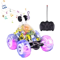 RC Voiture Jouets Télécommande Véhicule 2.4GHz Voitures Télécommandées RC Stunt Voiture Jouet Double Face Flip Jouet Voitures Pour Enfants Adultes 