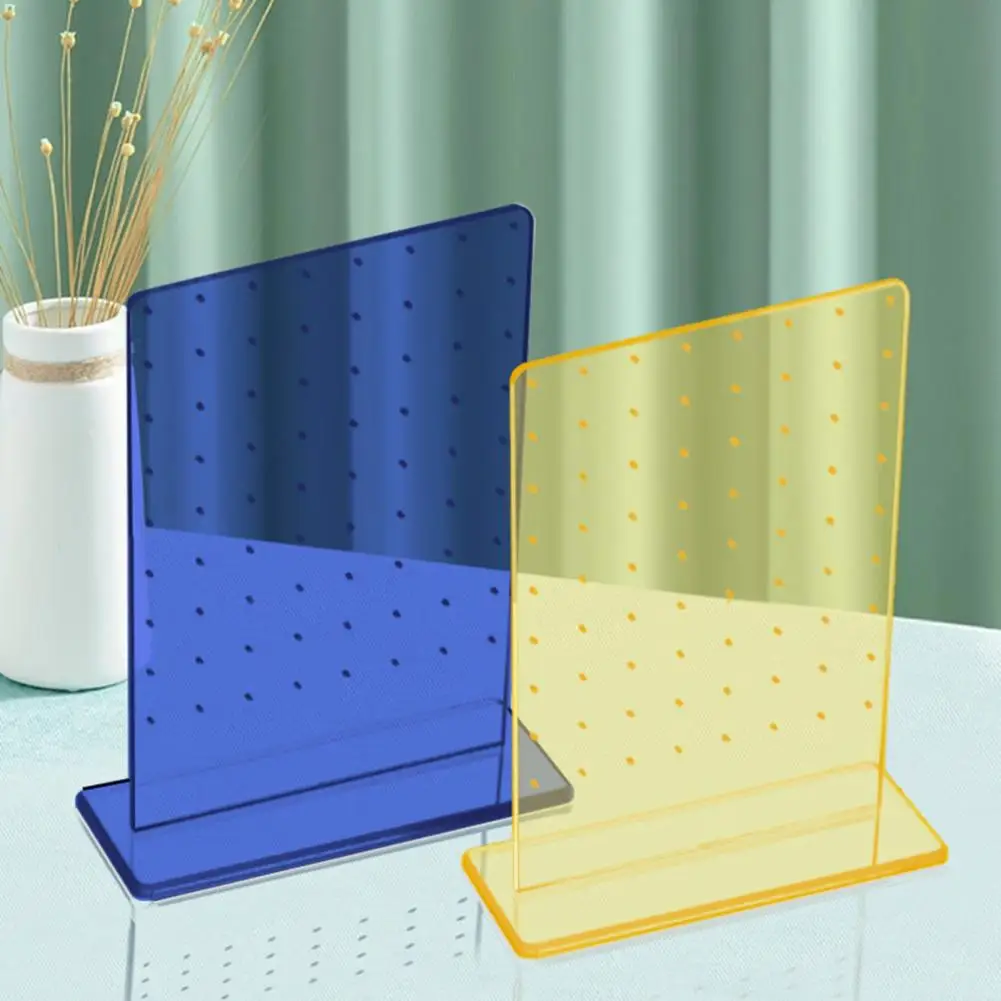 

Акриловый Органайзер для сережек, элегантный прочный прозрачный акриловый стеллаж для хранения ювелирных украшений с 72 отверстиями