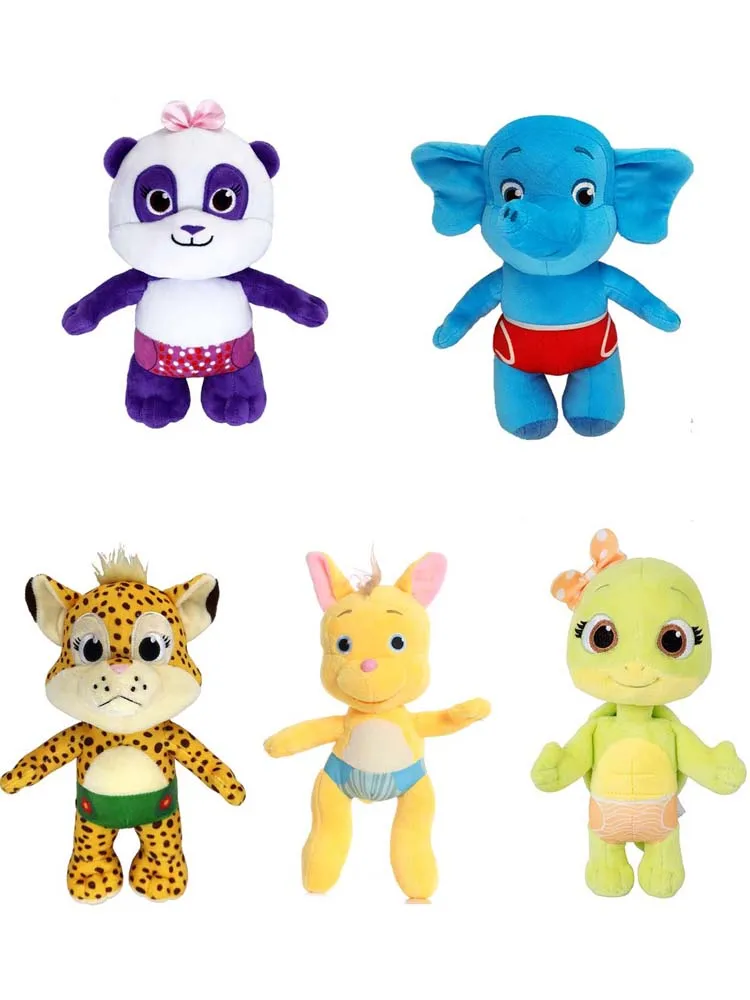 4pcs 5pcs Word Party Plush Doll Tilly Lulu Bailey Kip Franny Stuffed Animal Kids Educational Toy Soft Pillows for Children Gifts