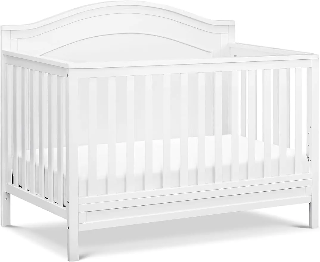 

4-in-1 Convertible Crib in White, Greenguard Gold Certified