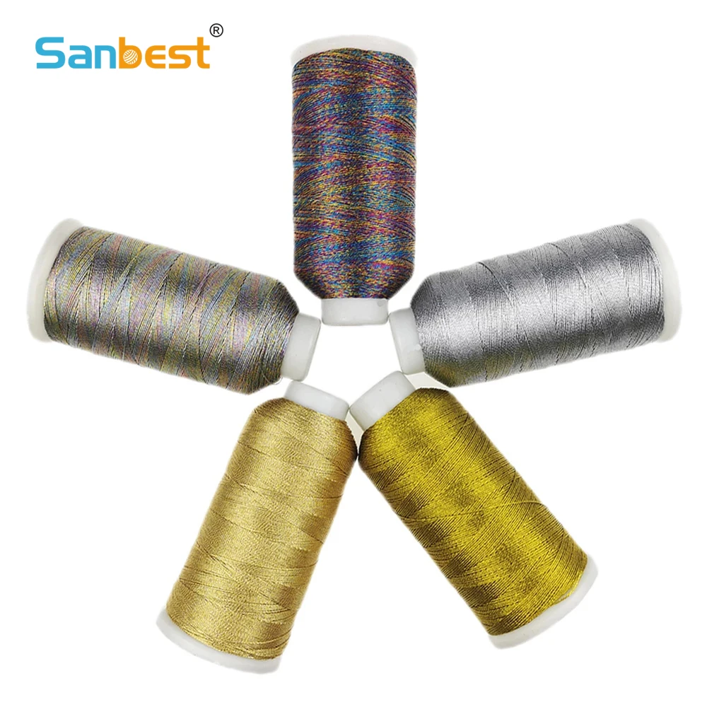 

Sanbest 6 Strands Metallic Weaving Thread Shiny Effect Jewellery Threads DIY Crafts Bracelet String Stitch Weave Yarn Pink - 87