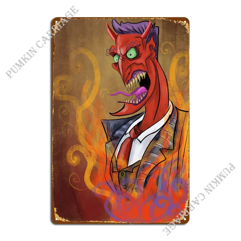 

Devilish Executive Metal Signs Funny Cinema Custom Club Tin Sign Poster