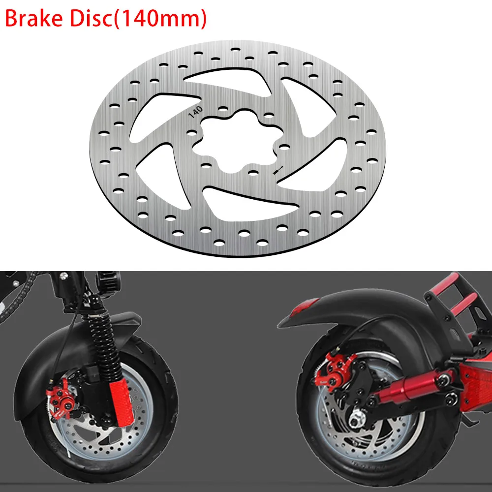 1 Paire Plaquettes de Frein Pièces de Remplacement Pour Kugoo M4 10inch  Scooter Électrique Étalard Disque de Freinage de Freinage - le Noir