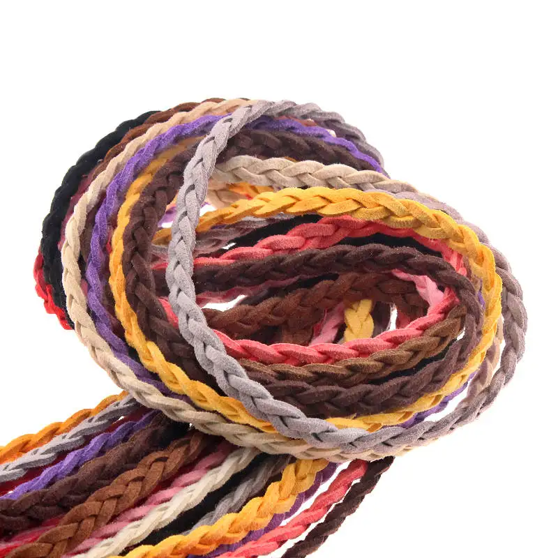 

3-9Meter/Lot 6mm Width Rope Soft Texture Necklace Rope Bracelets Cords Dreamcatcher Clothing Hat Clothes Home DIY Craft Supplies