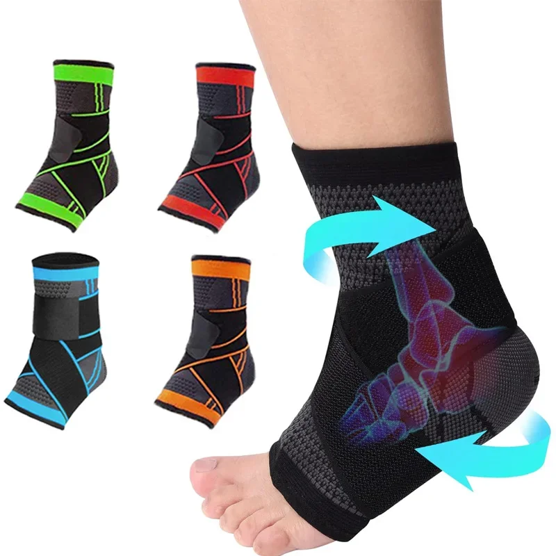 Gym Ankle Protector Sport Anklet Support Bodybuilding Exercise Fitness Man Women Adjustable Compression Ankle Brace Protection