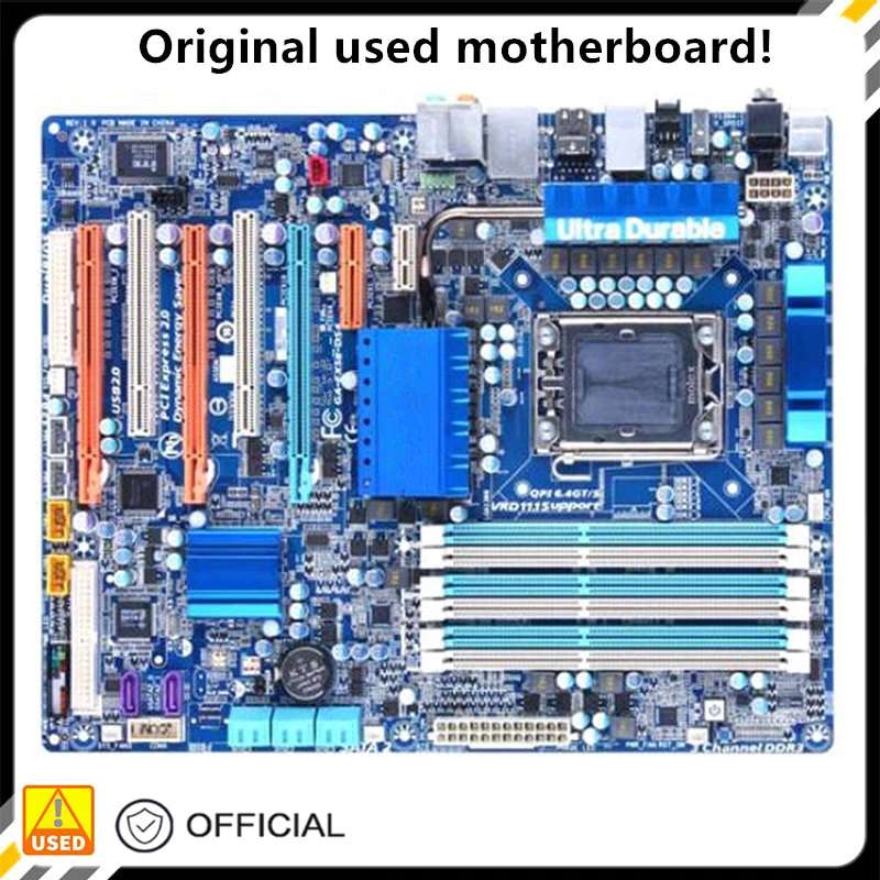 Per Ga-Ex58-Ds4 Ex58-Ds4 Usato Originale Per Intel X58 Socket Lga 1366 Ddr3 Scheda Madre Lga1366 Mainboard