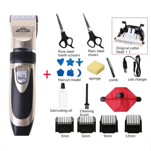 D0AB Hair Trimmer Rechargeable Hair for Men Professional Hair Cutting Power Display with Trimming Accessories