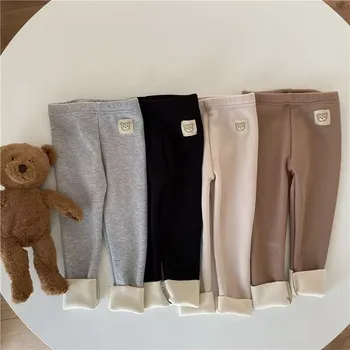 Girls Fleece Winter Leggings 1