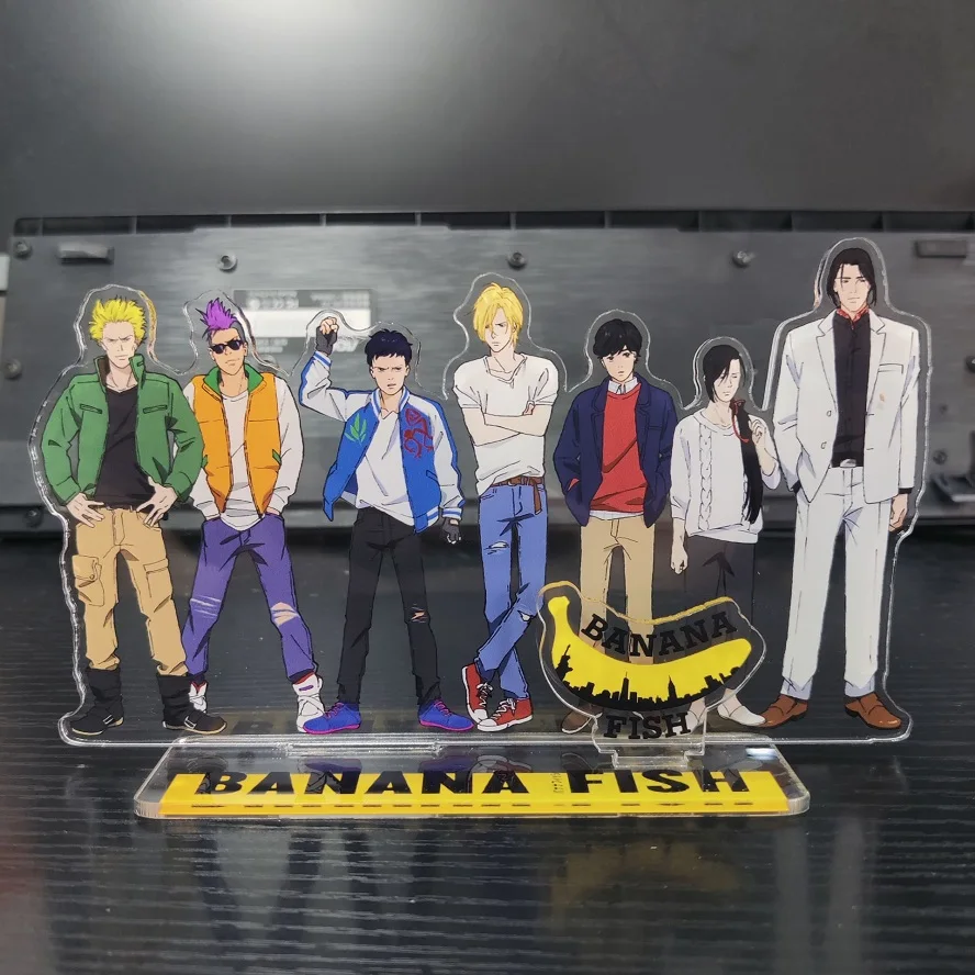 Hot Anime BANANA FISH Figures Ash Lynx Okumura Eiji Acrylic Stands