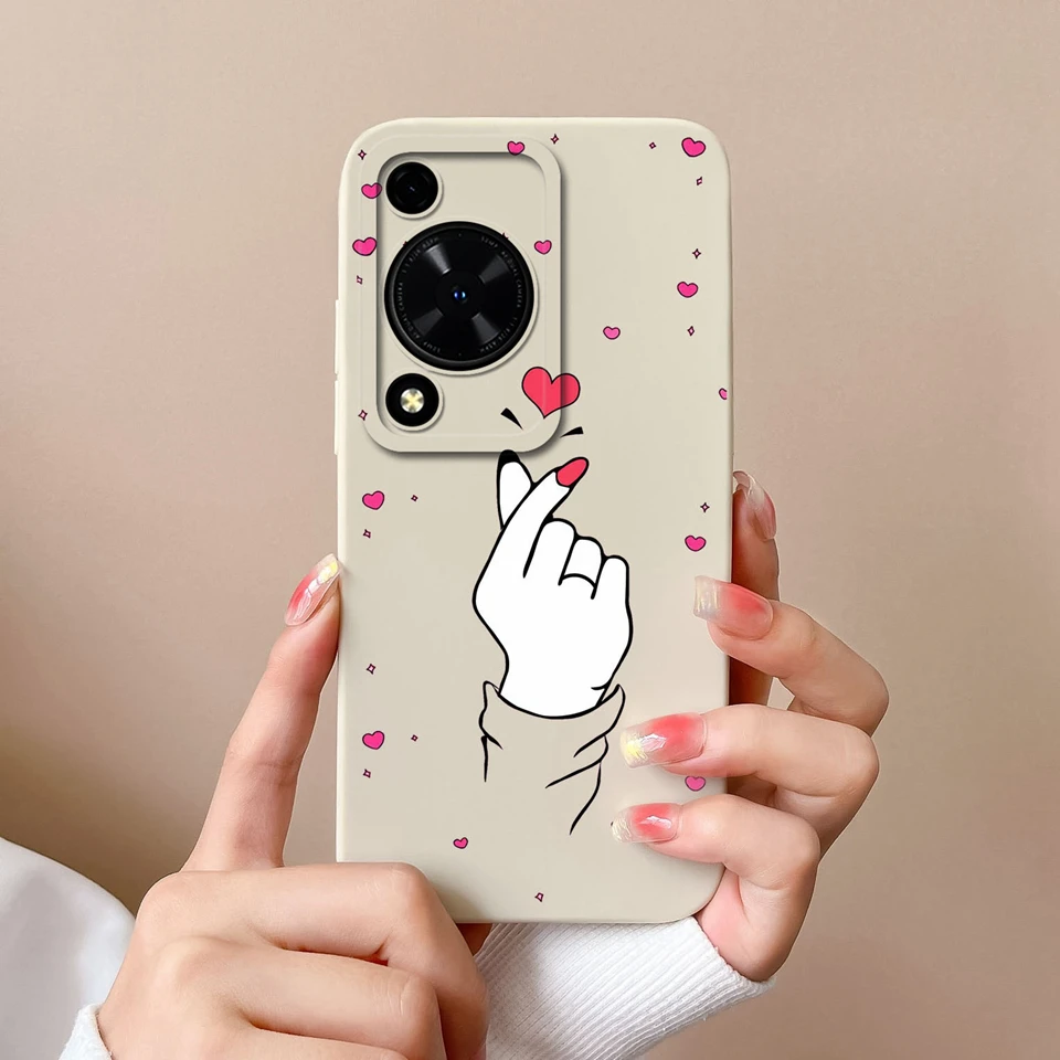 Colorful Love Heart Liquid Durable Shockproof Phone Case