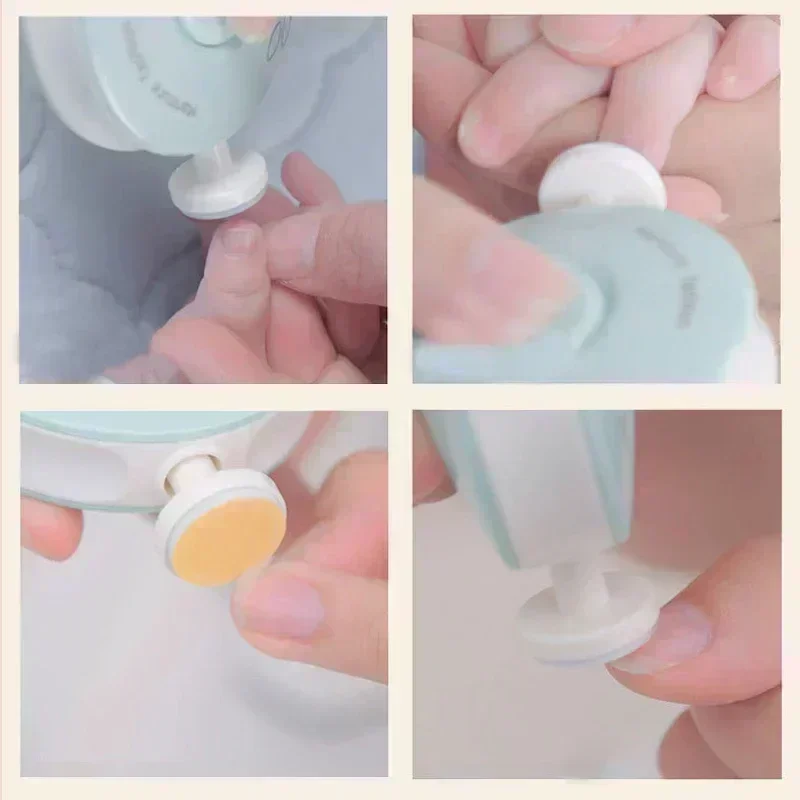 Electric Baby Nail Trimmer Baby Items Kid Nail Polisher Tool Care Kit Easy To Trim Nail File Newborn Baby Things Bebe Accessorie 2