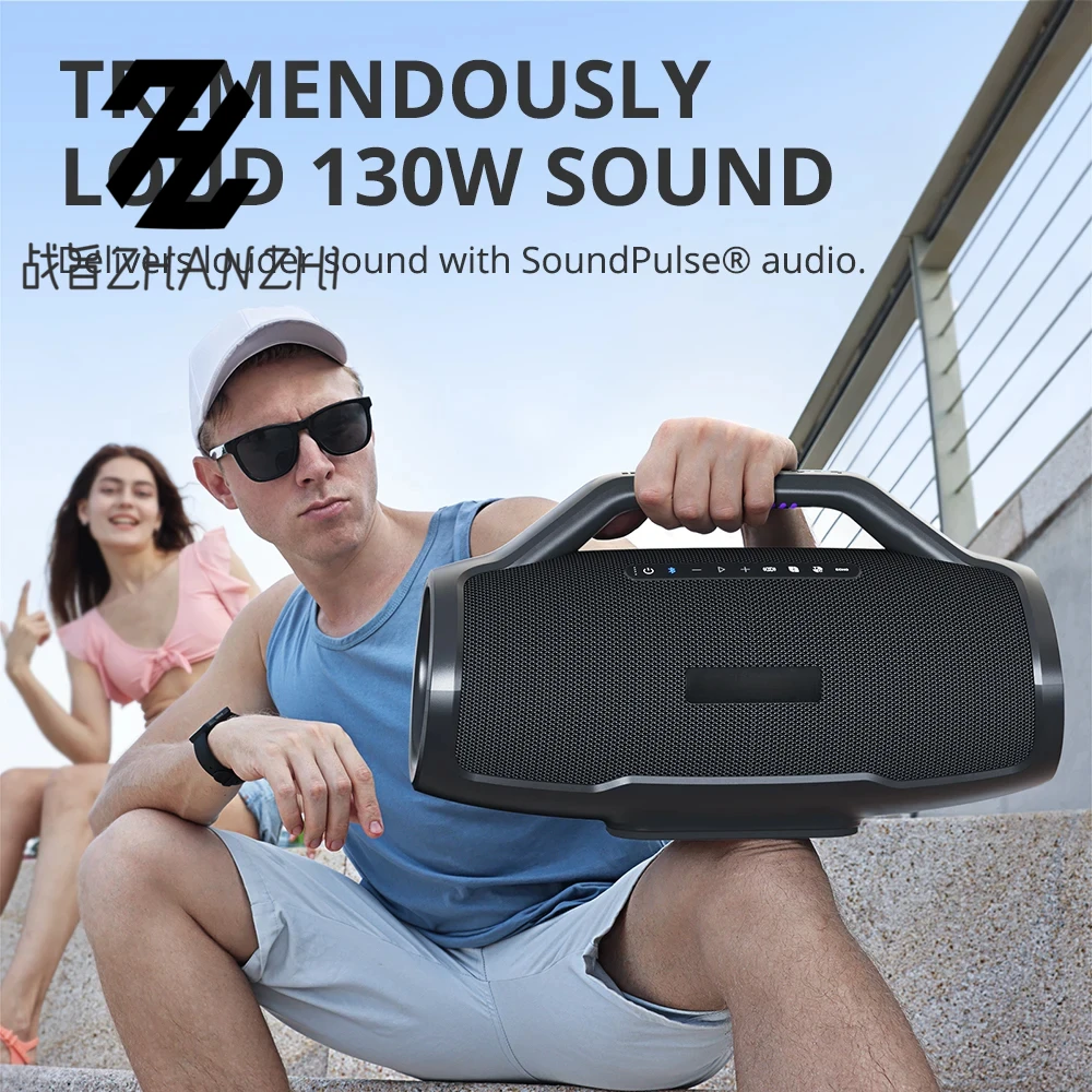 Good Tronsmart Bang Max Speaker Bluetooth Speaker130W, 3 Way Sound System, Sync Up 100+ Speakers, APP Control, Guita