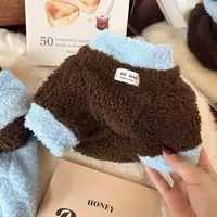 Fashion Polyester Warm Dog Hoodie Thickened Winter Warm Pet Sweater Vest Pet Warmer Tops Taddy Yorkshire