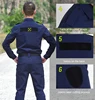 Security Guard Clothes Quick Drying Police Uniform Black Blue Working Suit Tactical Training Set for man 2