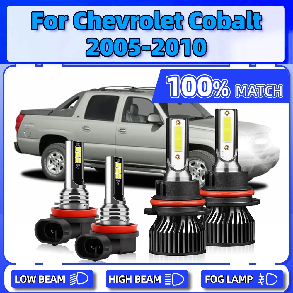 

LED Headlight 6000K CSP Chips Car Fog Lights 240W High Power Auto Head Lamps For Chevrolet Cobalt 2005 2006 2007 2008 2009 2010