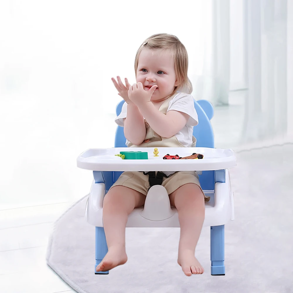 AnGku Folding Portable Baby & Toddler Dining Chair with Safety Belt ...