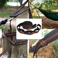 2Pcs High Bearing Capacity Hammock Straps 600lbs Breaking Strength Polyester Hammock Belt Rope 5 Ring Correias De Poliéster 2