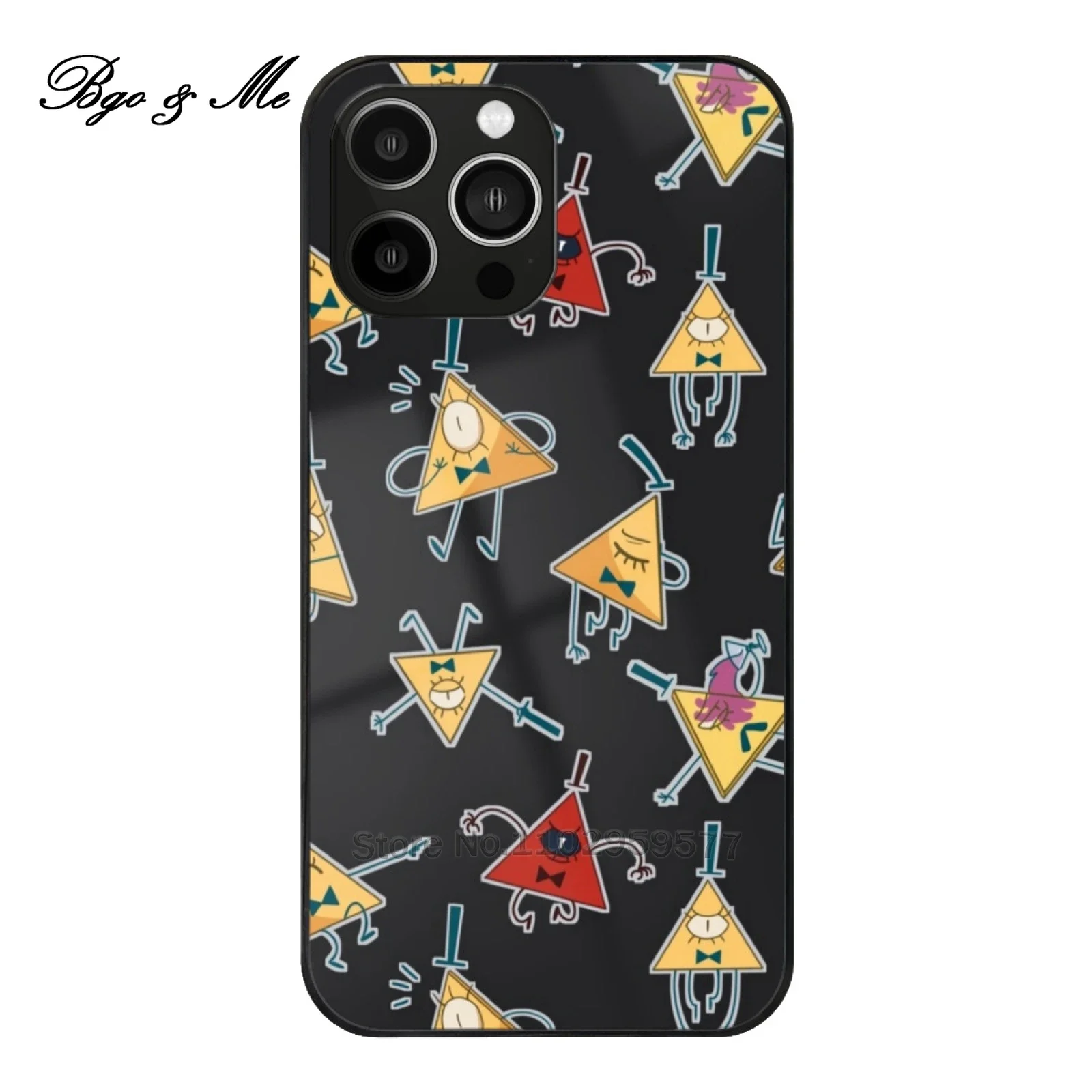 Molti Umori Di Bill Custodia In Vetro Temperato Di Lusso Per Iphone 15 14 13 12 Pro Max Soft Cover Bill Cipher