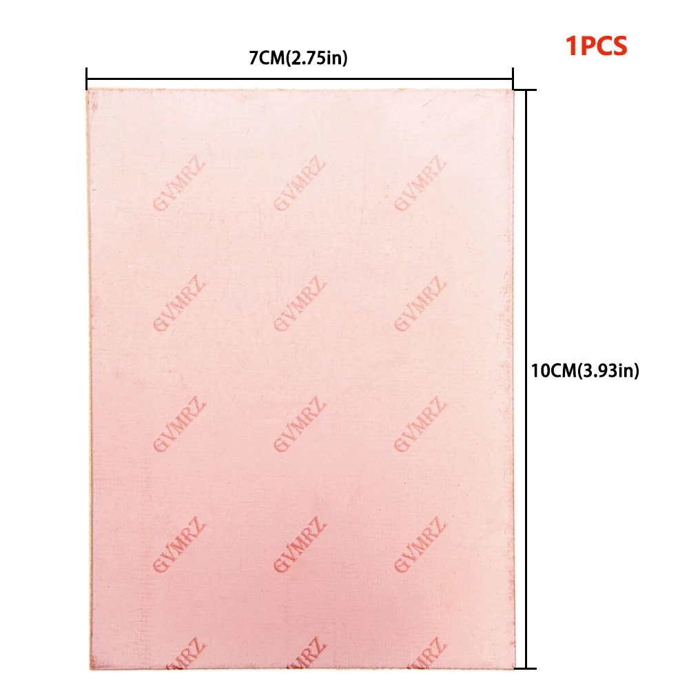 7x10CM/10x15CM DIY 전자 프로젝트용 FR4 라미네이트 단면 구리 도금 PCB 보드 시트