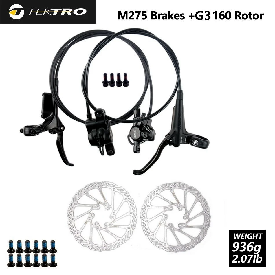 

Велосипедный Гидравлический дисковый тормоз TEKTRO M285 MTB, передние и задние тормоза 800/900/1500/1650 мм для diss TEKTRO TR160 AVID G3