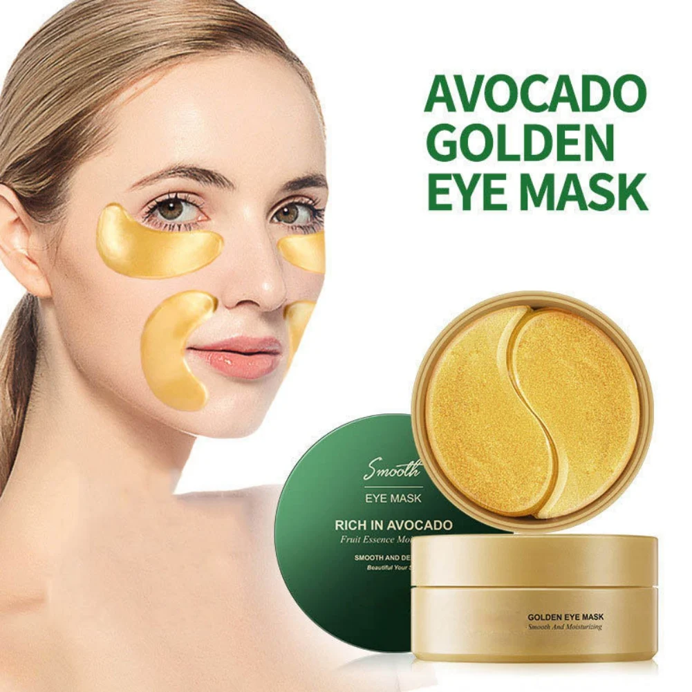 

30 Pairs Collagen 24K Gold Eyes Mask Patches Anti-Wrinkle Anti-Aging Remove Dark Circles Moisturizing Seaweed Beauty Health Care