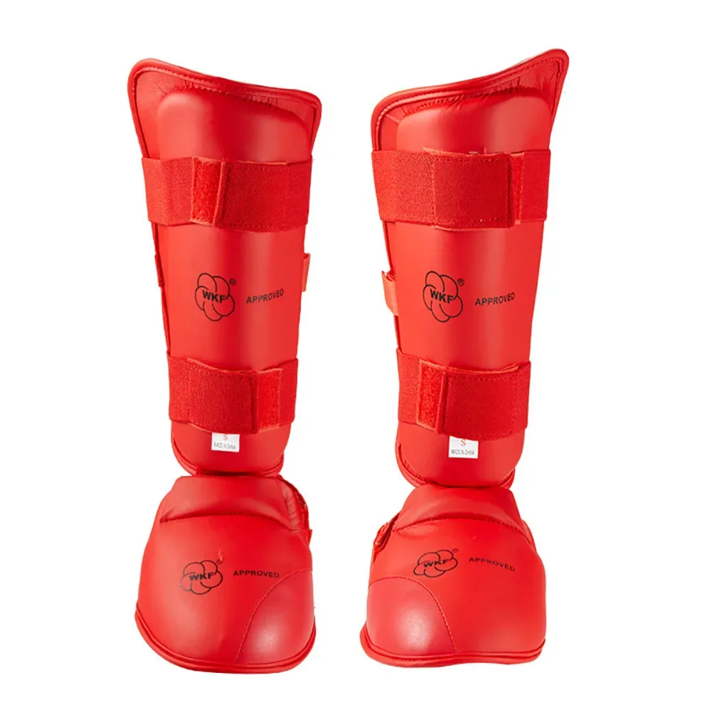 Description Picture 6 of itemTaekwondo Uniform Karate Sparring Gear Set Leg Hand Protector Shin Guard Palm Boxing Gloves Sock Shoes MMA Training Adult Child