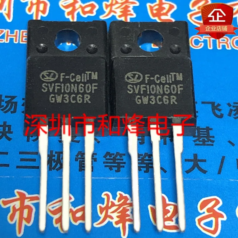 

30pcs original new SVF10N60F TO-220F 600V 10A